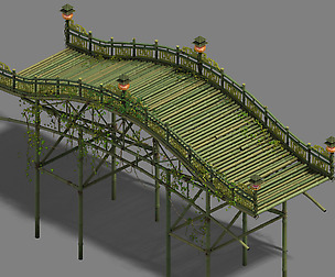 Shushan - bamboo bridge