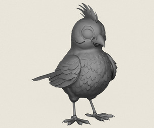 Bird Print Ready 3D Model