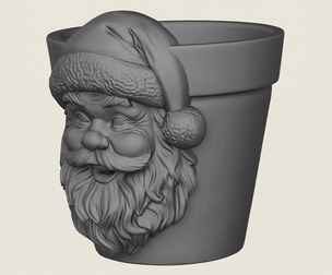 Santa Claus Face Planter