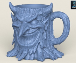 Wooden Stump Character Mug