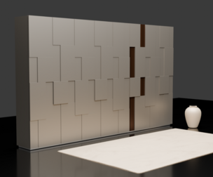 Closet wardrobe with original design 3D model