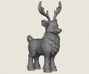 Cartoon Reindeer