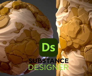 Stylized Desert Rocky Terrain