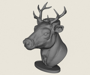 Deer Head Candle Holder