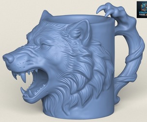 Wolf Head Stylish Mug