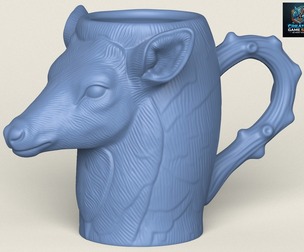 Deer Head Mug