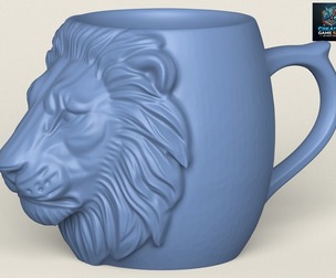 Lion Head Mug