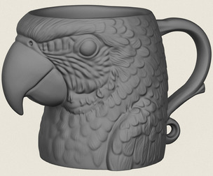 Parrot Face Mug