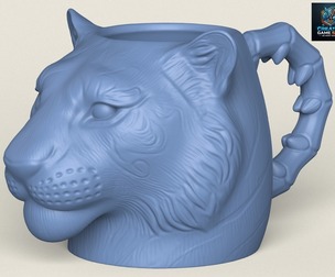 Tiger Head Mug