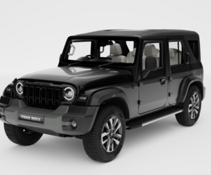 Mahindra Thar ROXX High Quality Game-Ready 3D Model