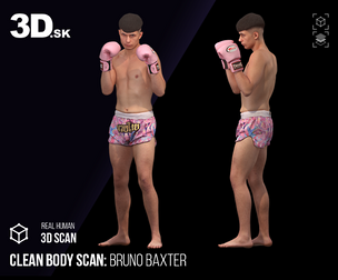 Clean Body 3D Scan | Bruno Baxter Underwear