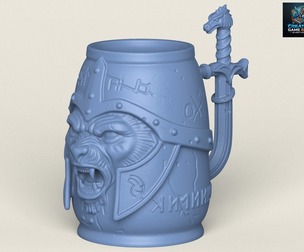 Ancient Warrior Beer Mug