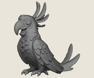 Scarlet Macaw Parrot