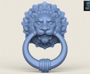 Lion Head Decorative Art