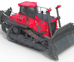 Liebherr PR776 Litronic Crawlertractor Red