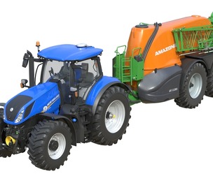 New Holland T7 Tractor with Trailed Field Sprayer