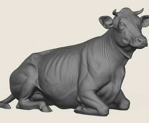 Cow Sitting