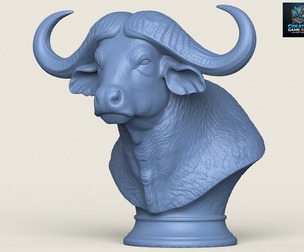 Wild Buffalo Bust