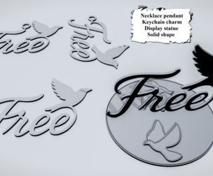 FREE Bird Word Sign