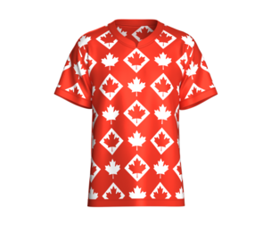 Canada Repeating Maple Leaf Design T-Shirt | Marvelous / Clo3d / obj / fbx
