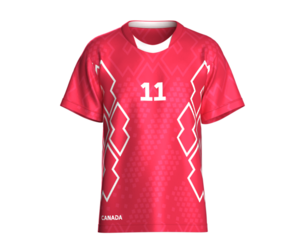 Canada Team Uniform Jersey Player - 11 | Marvelous / Clo3d / obj / fbx