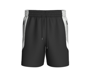 Men Elastic Waist Drawstring Shorts With Zip Pocket | Marvelous / Clo3d / obj / fbx