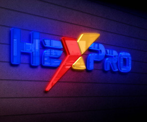 HexPro PSD Fully Editable Text Effect. Layer Style PSD Mockup Template