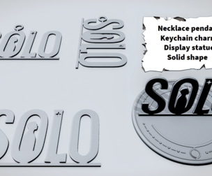 SOLO Figure Word Sign