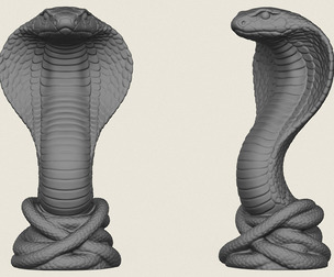 Cobra Snake Statue