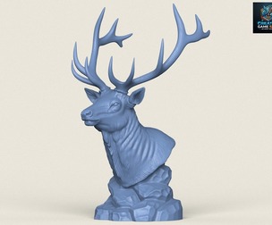 Wild Elk Statue
