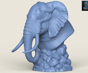 Elephant Bust
