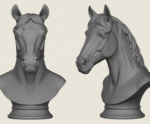 Horse Bust