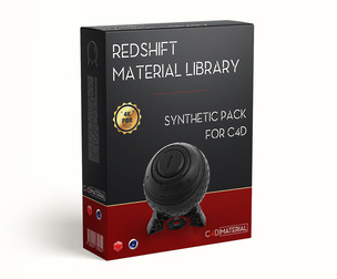 Redshift material library C4D synthetic pack 4K PBR