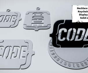 CODE Bracket Word Sign