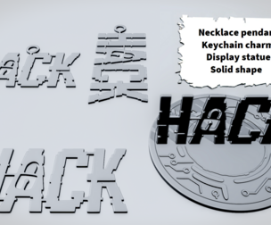 HACK Circuit Word Sign