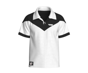 Men V-Panel Color Block Polo Shirt With Patch | Marvelous / Clo3d / obj / fbx