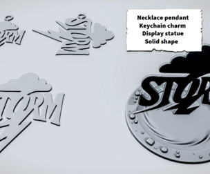 STORM Lightning Sign