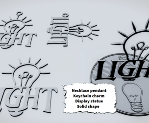 LIGHT Script Sign