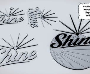 SHINE Script Sign