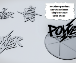 POWER Lightning Sign