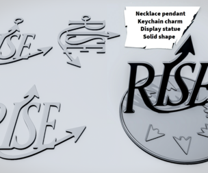 RISE Script Sign