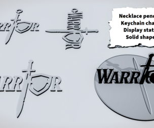WARRIOR Script Sign