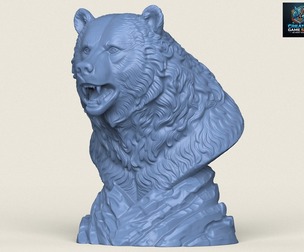Wild Bear Bust
