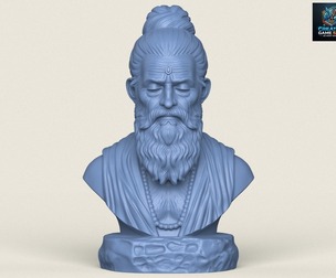 Indian Sadhu Sant Bust