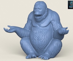 Joyful Orangutan Monkey