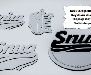 SNUG Cozy Script Sign