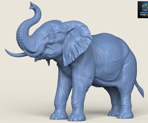 Asian Elephant Salute