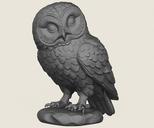 Owl Bird Sculpture