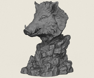Wild Boar Bust
