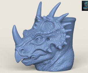 Triceratops Dinosaur Pen Pencil Holder